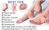 APrime Adda Anti Heel Silicone Heel Anti Crack Vented Moisturizing Silicone Gel Heel Socks for Swelling, Pain Relief, Foot Care Ankle Support Pad Silicon Heel Pad For Men & Women (4 Pair Anti heel) view 3