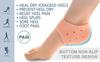 APrime Adda Anti Heel Silicone Heel Anti Crack Vented Moisturizing Silicone Gel Heel Socks for Swelling, Pain Relief, Foot Care Ankle Support Pad Silicon Heel Pad For Men & Women (4 Pair Anti heel) view 4