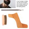 Beard Styling Tools, Mustache Brush, Salon Quality Brothers for Papa Husband Boyfriend view 3