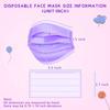 Rasav Kids Disposable Face Masks 100Pcs,3 Ply Kids Masks Disposable Breathable Colorful Cute Face masks for Children, Girls & Boys view 4