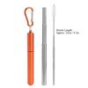 Drinking Straw, Long Straw Portable Practical Retractable for Picnic for Hiking for Camping for Travel view 2