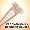 Kai Hibiscus Pro 3 Blade Body Razor- pack of 3 view 4