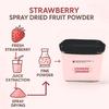 Heilen Biopharm Strawberry (Fragaria  ananassa) Spray Dried Fruit Powder  100 g Pack of 1 | 100% Pure Fruit, No Added Sugar/Preservatives view 4
