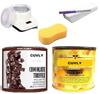CUVLY Waxing Kit Combo (Wax Heater + Chocolate Wax (600 gm) + Gold Wax (600 gm) + Wax Strips (70) + Wax Spatula + Sponge) view 1