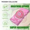 Compressed Cellulose Kitchen Sponges 12PackNon-Scratch Biodegradable Natural Colorful Sponge Scrub for Dishes Cleaning,Funny DIY Sponge for Kids view 3