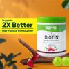 OZiva Biotin For Hair Growth|Biotin Powder for Hair & Healthier Texture, Skin, Nails & Body (With Silica, Sesbania Agati, Vitamin B6),Certified Clean & Vegan, 125g (Lemon) view 2