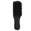 Beard Brush Beard Bristle Comb Elastic Beard Oil Head Styling Hair Carving for Beard Cleaning Mustache Styling Brush(black) view 1