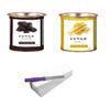 CUVLY Wax Waxing Hair Removal Hot Wax Kit,Chocolate Wax 600g + Gold Wax 600g + strip 70pcs + knife Wax Combo Kit (Pack of 4) (Chocolate Wax & Gold Wax) view 1