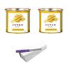 CUVLY Wax Waxing Hair Removal Hot Wax Kit,Gold Wax 600g + Gold Wax 600g + strip 70pcs + knife Wax Combo Kit (Pack of 4) (Gold Wax & Gold Wax) view 1