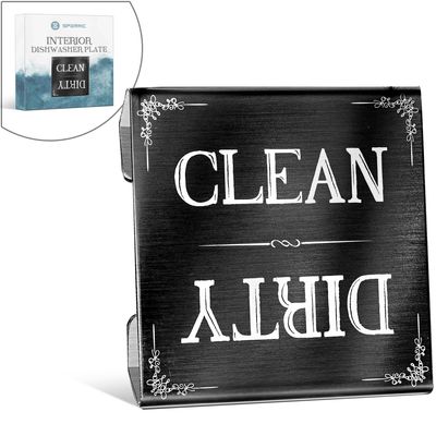 Clean Dirty Dishwasher Plate