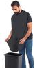 PRISMAXIC Beard Bib Hair Catcher Apron - Beard Hair Catcher and Grooming Apron for Men Shaving | Comes with 2 suction hooks | Black - 1 view 4