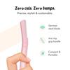 Plush Flawless Reusable Face Razor for Woman (Pack of 3) | Eyebrow & Facial razor with Single German Steel Blade | Instant & Painless Hair Removal for Upper Lips, Forehead, Sideburns | Prevents Razor Burns view 3