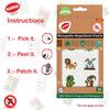 Runbugz 100% All Natural Mosquito Repellent Patches for Babies with 12hr Protection (30 Patches - Pack of 1)- Multicolor - Deet-Free - Waterproof - Natural With Citronella Essence Oil view 4