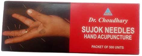 Acupro Health Care System Acupuncture Sujok Needle (Size 0.18 x 7mm) Hand Acupuncture - Pack of 500