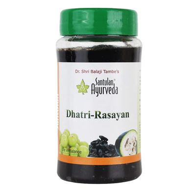Santulan Ayurveda, Dhatri Rasayan-300GM Each, (Pack Of 1), Rejuvenates Saptadhatus and get Golden Oldie Herbs, Sukanthi Pills-1gm