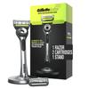Gillette Mens Razor with Exfoliating Bar by GilletteLabs, Shaving Kit for Men, Includes 1 Handle, 2 Razor Blade Refills, 1 Premium Magnetic Stand view 1