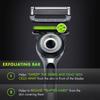 Gillette Mens Razor with Exfoliating Bar by GilletteLabs, Shaving Kit for Men, Includes 1 Handle, 2 Razor Blade Refills, 1 Premium Magnetic Stand view 2