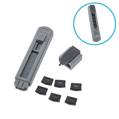 6 Piece USB-C Type-C Port Secruity Blocker with Removal Tool