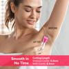 AGARO Rechargeable 3-in-1 Multi Trimmer For Women, Multipurpose Hair Remover for Women, Face, Leg, Eyebrow, Underarms, Bikini Trimmer, 90 minutes Runtime, White view 3