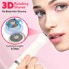 AGARO Rechargeable 3-in-1 Multi Trimmer For Women, Multipurpose Hair Remover for Women, Face, Leg, Eyebrow, Underarms, Bikini Trimmer, 90 minutes Runtime, White view 4