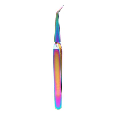 Decdeal Acrylic Nail Shaping Tweezer Stainless Steel Extension Nail Shaping Clip X-Type Crystal Nail Tweezers Nail Art Rhinestones Nipper Nail Tools