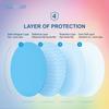 QUARANT Meltblown - Dual SMMS Fabric 4 Ply Designer Protective Face Mask with Nose Clip and Reusable Travel Pouch, Fashion That's Safe (Ombre Combo, Pack of 50) for Unisex view 4