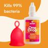 Asan OneDrop Menstrual Cup Cleanser I Best Natural Menstrual Cup Wash I Maintains Cup Hygiene I Removes Odour & Stains I 60 ml I Kills 99% of bacteria view 3