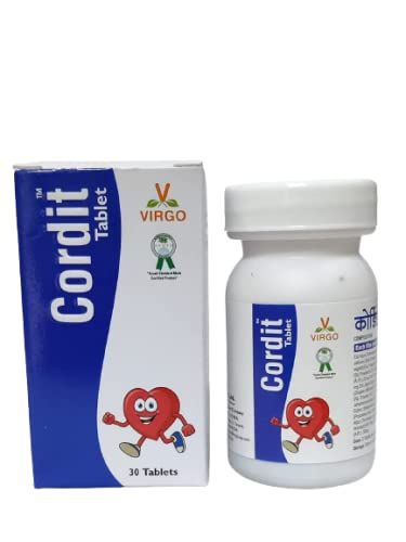 Virgo Cordit Tablet | Useful for protect heart against major risk factor | Pack of 2 | Each of 30tab.
