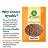 Ayushiv Isabgol Seeds (Plantago Ovata)  Pure Psyllium Seeds | Natural Isabgol Beej for Daily Wellness (250 GM) view 2