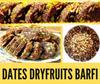 Grabit India Dates Dry Fruits Sugar Free Burfi (Khajoor Dry Fruit Barfi) - 400g view 3