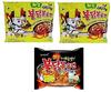 Samyang Korean Ramen Buldak Jijang Flavour Spicy Noodles PacK2 & Buldak Hot Chicken StireFried Noodles PacK1(Pack of 3) (420gm) (Imported) Instant Noodles Non-vegetarian (3x140 g)(Combo Pack) view 1