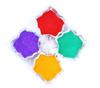 Diwali gifts for friends and family/Diwali gift for employees/Diwali gift items for corporate employee-4 boxes of Handcrafted Chocolates+gel filled glass candle+rangoli colours+Deepawali greeting card view 4