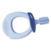 Baby Silicone Toothbrush, Infant Training Toothbrush Annular Handle with Storage Box for Daily Use(Blue) view 1
