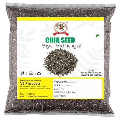 VS Products Chia Seed/Raw Chia Seed/Diet Food/Healthy Snack, 800g