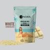 ENORA Brazilian Stripless Wax Beans for Women (100g) | With Wooden Spatula | Natural | For Face, Chin, Hairline, Bikini Area & Full Body Hair Removal (100 Gram, White Chocolate) view 2