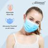 ALITMUN 3 Ply Disposable Face Mask (Pack of 500, Blue Color) with Adjustable Nose Pin & Soft Ear loop, 3 Layer Medical Surgical Mask with BFE/PFE >98%, CE ISO certified, for Men & Women (500) view 3