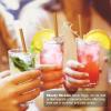 5 Inch Short Biodegradable Cocktail Straws 200 pcs Compostable Cocktail Stirrers Straws Made from 100% Sugarcane Fiber A Plasticless Sturdy Drinking Straws for Hot and Cold Drinks Not Foggy view 4