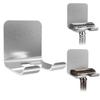 Linkidea 2 Packs Wall Mount Safety Razor Holder for Shower, Self Adhesive Shaver Hook Hanger Stand, Bathroom Wall Mounted Razor Holder Compatible with Vikings, Merkur Double Edge Safety Razor view 1