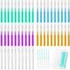 350 Pieces Interdental Dental Floss Soft Floss Picks Interdental Toothpicks Refill Dental Tool Interdental Brush Cleaner Flossers Flossing Tooth Picks Flossers Dental Cleaning Tool (Basic Colors) view 1