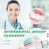 350 Pieces Interdental Dental Floss Soft Floss Picks Interdental Toothpicks Refill Dental Tool Interdental Brush Cleaner Flossers Flossing Tooth Picks Flossers Dental Cleaning Tool (Basic Colors) view 2