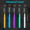350 Pieces Interdental Dental Floss Soft Floss Picks Interdental Toothpicks Refill Dental Tool Interdental Brush Cleaner Flossers Flossing Tooth Picks Flossers Dental Cleaning Tool (Basic Colors) view 3