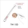 BOCAS Combo of Ergonomic Stainless Steel 3 Way Tip Tweezers and Rounded Tip Safety Scissors for Grooming Eyebrows, Nose Hair, Facial Hair Trimming view 3