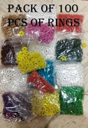 ACi Acupressure Sujok Ring - Small Figure Rings Massage for Pain Relief || Numbs Improve Blood Circulation || Control Blood Pressure & Sugar (PACK of 100, GOLDEN)