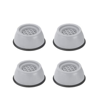 ELITE Anti Vibration Pads for Washing Machine and Dryer Shock, Noise Reducing and Anti Slip Anti Vibration Rubber Washing Machine Feet Pads, Anti-Walk Dryer Washer Vibration Pads (4 Piece) Grey
