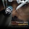 Menhood Rechargeable NOSAR Ear and Nose Trimmer with Eyebrow Styler | Waterproof and Washable | 360 Rotary Dual-Blade System - 300 minutes runtime view 3