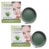 FYORR 80Gram Each Aloe Vera Katori Peel-Off Wax For Upper Lip, Facial Hair, Eyebrow Free Waxing Wooden Spatula (AloeVera, 160Gram) view 1