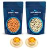 Amaram by Ghasitaram Almonds and Cashew Pouches with 2 T-Lites|Dryfruit Gift Hamper|Dry Fruit Combo Pack Offer|Dry Fruit Gift Pack|Dry Fruit Box|Diwali Dry Fruit Gift Pouch|Mix Nut| view 1