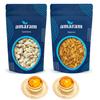 Amaram by Ghasitaram Cashews and Raisins Pouches with 2 T-Lites|Dryfruit Gift Hamper|Dry Fruit Combo Pack Offer|Dry Fruit Gift Pack|Dry Fruit Box|Diwali Dry Fruit Gift Pouch|Mix Nut| view 1