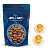 Amaram by Ghasitaram Chocolate Coated Raisins 200 GMS with 2 T-Lites|Dryfruit Gift Hamper|Dry Fruit Combo Pack Offer|Dry Fruit Gift Pack|Dry Fruit Box|Diwali Dry Fruit Gift Box|Mix Nut| view 1