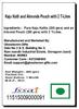 Amaram by Ghasitaram Kaju Katli and Almonds Pouch with 2 T-Lites|Dryfruit Gift Hamper|Dry Fruit Combo Pack Offer|Dry Fruit Gift Pack|Dry Fruit Box|Diwali Dry Fruit Gift Pouch|Mix Nut| view 3